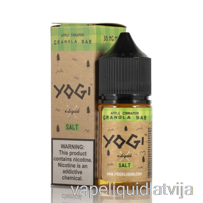 ābolu Kanēļa Granola Batoniņš - Yogi Salts E-šķidrums - 30ml 50mg Vape šķidrums